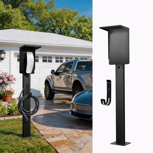 aesthlf aesthlf EV Charger Pedestal with Roof